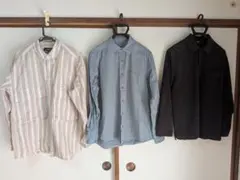 メンズ 長袖シャツ ユニクロ他 3点