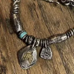 ヴィンテージ イーグルネックレス ターコイズネックレス アメカジ 古着 y2k