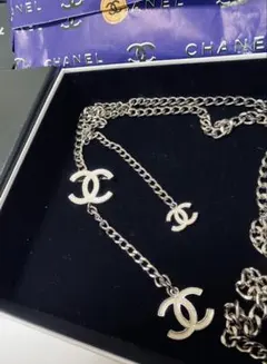 CHANELココマーク3 （3.5 2.5 1.8）シルバーチェーンベルト102のサムネイル