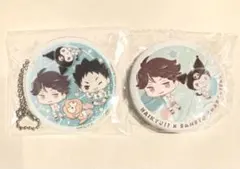 ハイキュー!! × サンリオキャラクターズ 及川徹　缶バッジ、キーホルダー