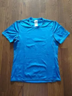 adidas 青 ショートスリーブ Tシャツ L