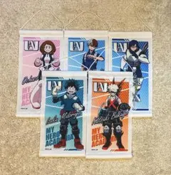 【僕のヒーローアカデミア】ミニタペストリー 全5種 まとめ売り