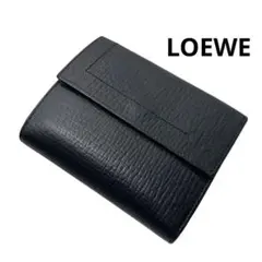 LOEWE ロエベ　アナグラム　コインケース　二つ折り　財布　レザー　黒