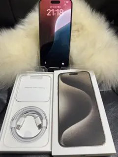 iphone 15PRO MAX 256GB ナチュラルチタニウム国内版