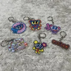 エンジェルブルーなかよしアクリルキーホルダー6個セット　ガチャガチャ