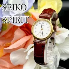 稼動　腕時計　SEIKO SPIRIT　セイコー　新品ベルト　新品電池　D16
