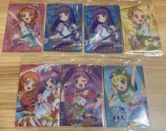 の*ぴ様 アイカツ×プリパラ　ウエハース　カード　7枚セット