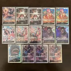 ワンピースカードまとめ売り サボ SR 五老星 SR レベッカ SR ブルック等