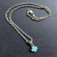 トルコ石　925シルバーチェーン