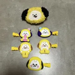 BTS チミー ヘアクリップ ６個セット