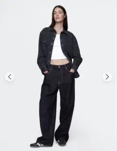 GAP スーパーバギーデニム ダークリンス 28×30のサムネイル