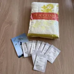 ロクシタバスタオル　イエロー　シャンプー　コンディショナー