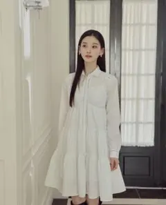 限定値下 laubeblanc Yoke Lace Volume dress - メルカリ
