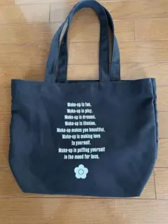 MARY QUANT トートバッグ ブラック ロゴ入りのサムネイル