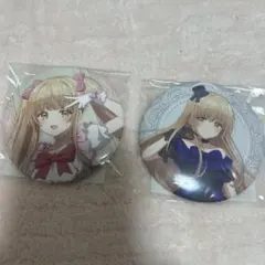 お隣の天使様 くじ引き堂 魔法少女 缶バッジ 椎名真昼 ブラック 2個