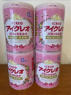 グリコ アイクレオ バランスミルク 4缶セット