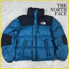 《美品》ザノースフェイス ダウンジャケット 700 メンズ 紺／黒 90 S