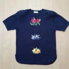 NAIGAI　KAZAMIDORI 濃紺　ニットのサムネイル