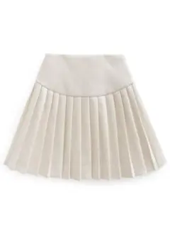 GRL インパン裏地付プリーツ切り替えミニスカート