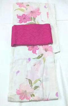 〈103〉浴衣、半幅帯の２点セット