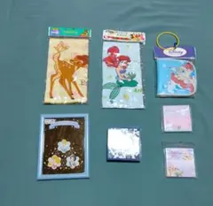 ディズニー付箋 バンビ アリエルハンドタオル　ミラー他