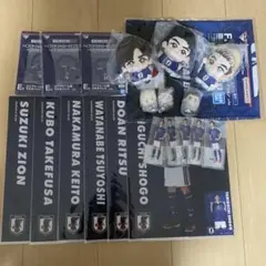 m*o様 一番くじ サッカー日本代表 C賞 D賞 E賞 F賞 G賞 H賞 セット