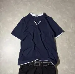archive henry neck s/s tee y2k fade cboy