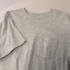 ナノユニバース グレーTシャツ XL 汗染み防止