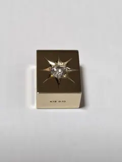 金 18k ペンダント ダイヤモンドトップ (ビーズ)