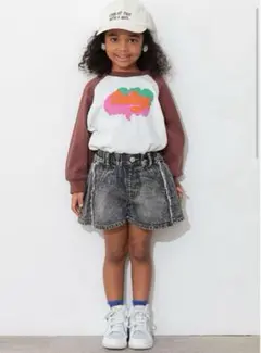 新作☆ オーシャンアンドグラウンド　 リメイクデニムキュロット