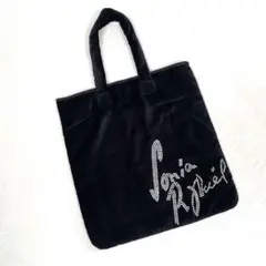 ソニアリキエル　SONIA RYKIEL トートバッグ　ラインストーンロゴのサムネイル