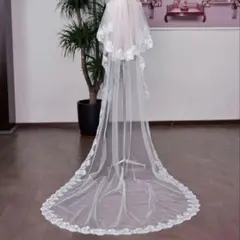 ロングベール レース 3m