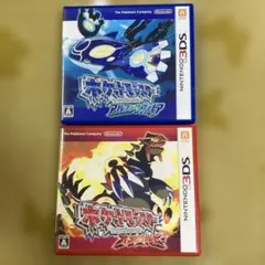 ジャンク品　ポケットモンスター アルファサファイア & オメガルビーセット