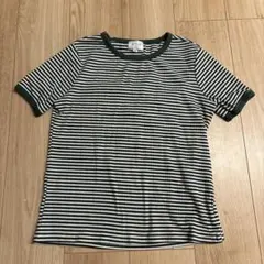 emi+ ボーダー 半袖 Tシャツ グリーンのサムネイル