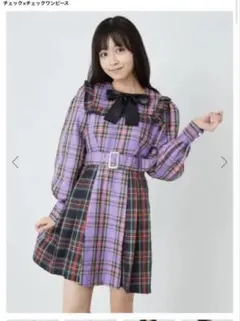 チェック×チェックワンピース Jaimeエーエヌケーのサムネイル