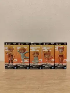 【全5種コンプ】鬼滅の刃 ワールドコレクタブルフィギュア 我妻善逸コレクション