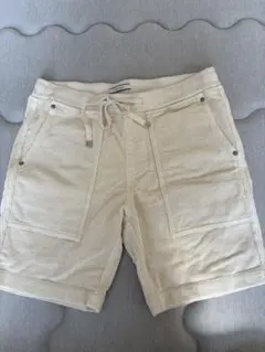 BAYFLOW コーデュロイショートパンツ　アイボリー