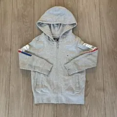 【値下】TOMMY HILFIGER トミーヒルフィガーグレー パーカー 110