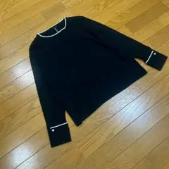 エイチケーワークス ロンドン きれいめ 上品 モード 配色 ニット プルオーバー