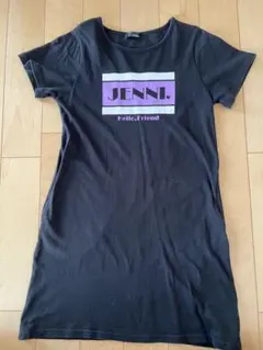 JENNI ブラック 半袖ワンピース 145-155cm