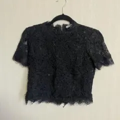レース 刺繍 トップス ブラウス