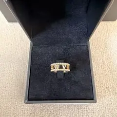 VERSACE ロゴ リング ゴールド