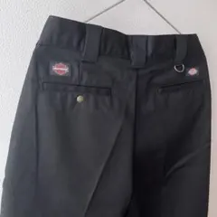 新品34x30ハーレーダビッドソン×ディッキーズ874ワークパンツ黒ブラックチノ