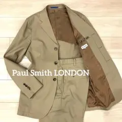 極美品✨ Paul Smith カジュアルスーツ セットアップ ベージュ 伸縮