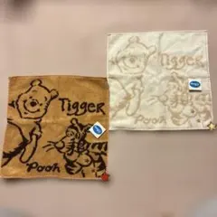 新品未使用　プーさん ティガー タオル 2枚セット