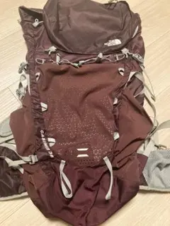 バックパック　THE NORTH FACE  赤茶　パープル