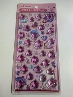 【希少】しずくちゃん うるおいちゃん ボンボンドロップシール ぷっくり 3D