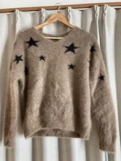 PARIGOT 星柄モヘアセーター 長袖