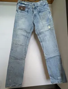 DAILY NEWS ペイント ジーンズ size30 未着用 Y2Kのサムネイル