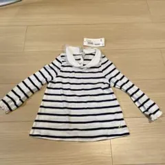 PETIT BATEAU ストライプ 長袖カットソー 24m 86cm